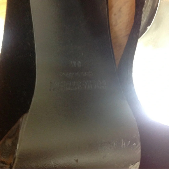 Victoria Secret Velour Heels Sz 8 Black - Picture 4 of 4